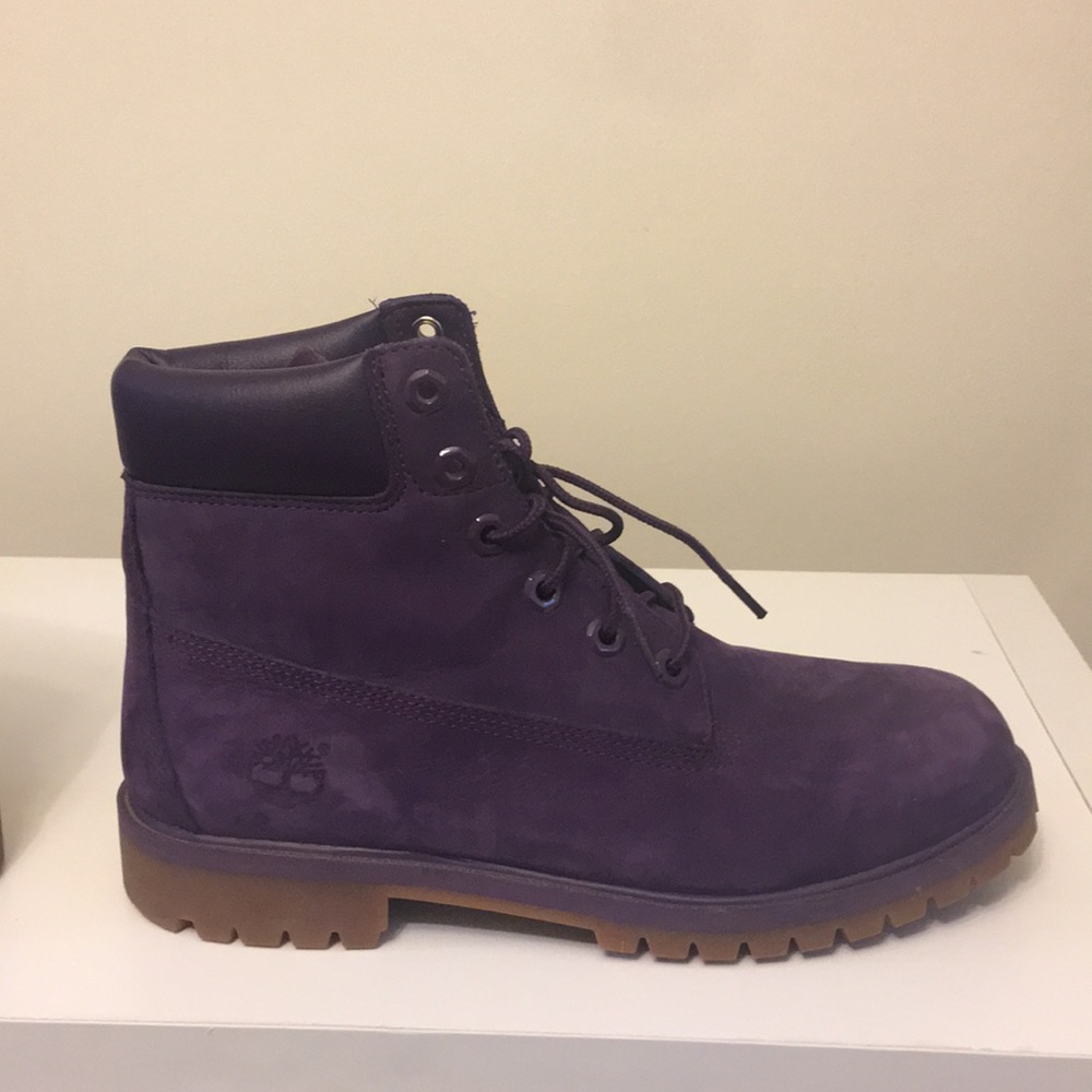 Purple Timberland Boots